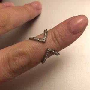 Michael Kors Open Arrow Ring Silver